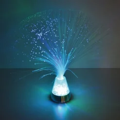 Fibre Optic Lamp with Colour Changing Base