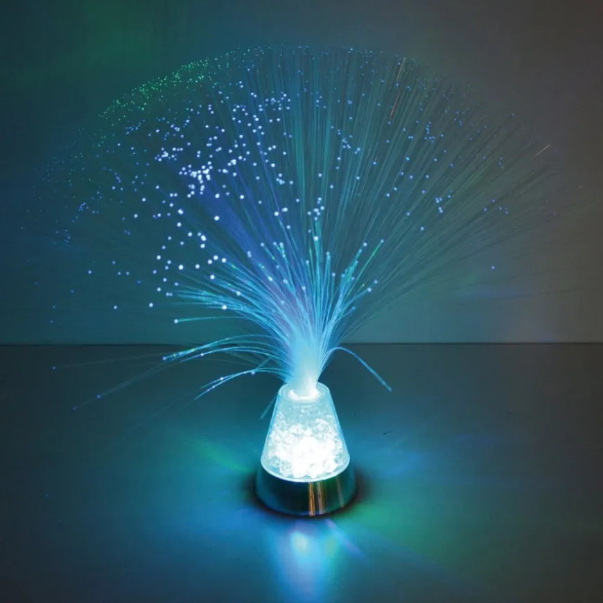 Fibre Optic Lamp with Colour Changing Base