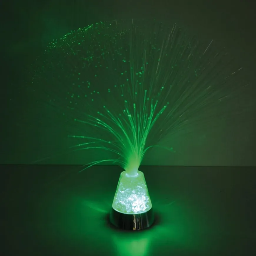 Fibre Optic Lamp with Colour Changing Base