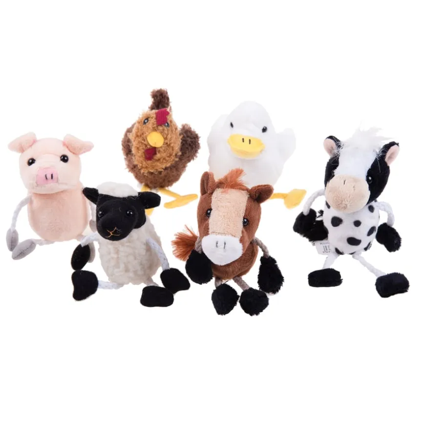 Finger Puppets Farm Animals 6pcs