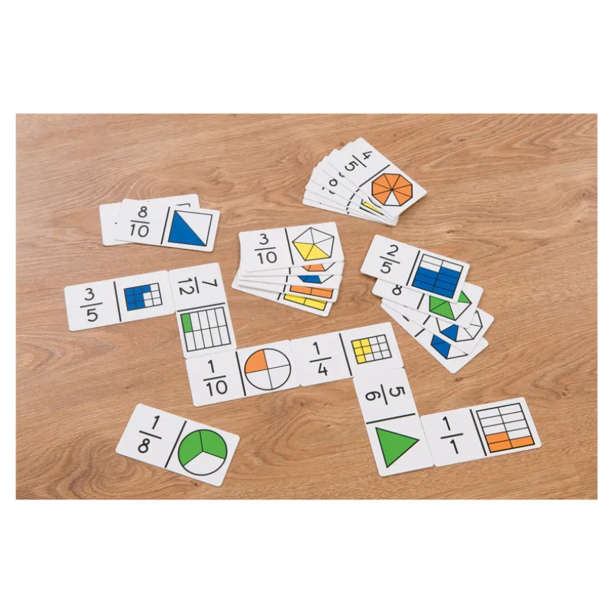 First Fraction Large Dominoes 24pcs