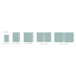 FlameShield Tamperproof Corridor Noticeboards Single Door