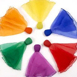 Floating Scarves with Bean Bag 6pk
