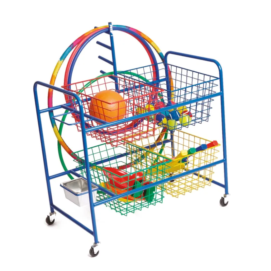 Four Basket Storage Trolley