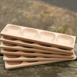 Four Pebble Word Building Tray Set 6pk