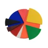 Fraction Set round in 10 colours (71 pcs) - RE-Plastic®