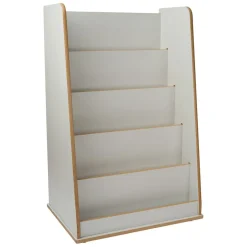 Free Standing Book Display Unit Grey