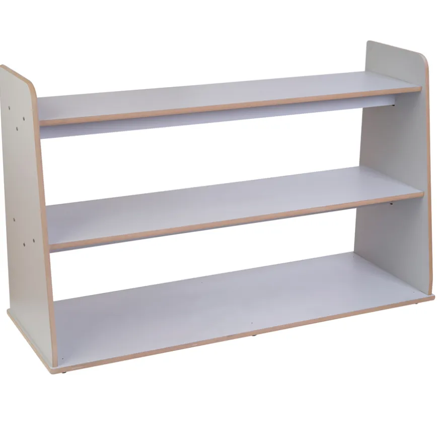 Free Standing Open Shelf Unit Grey