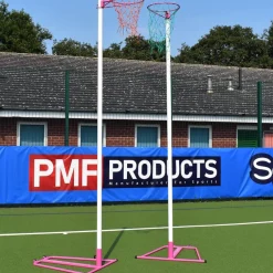 Freestanding Wheelaway Netball Posts 10mm Ring