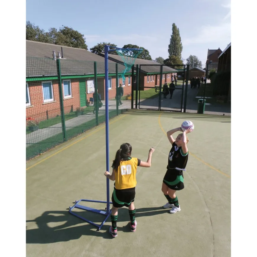 Freestanding Wheelaway Netball Posts 10mm Ring