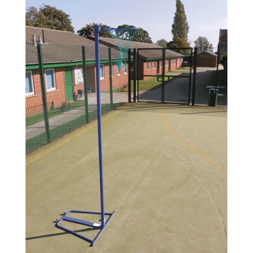 Freestanding Wheelaway Netball Posts 10mm Ring