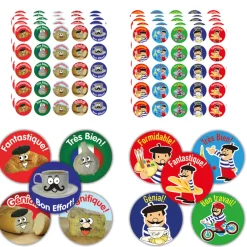 French Motivation Reward Stickers 750pk