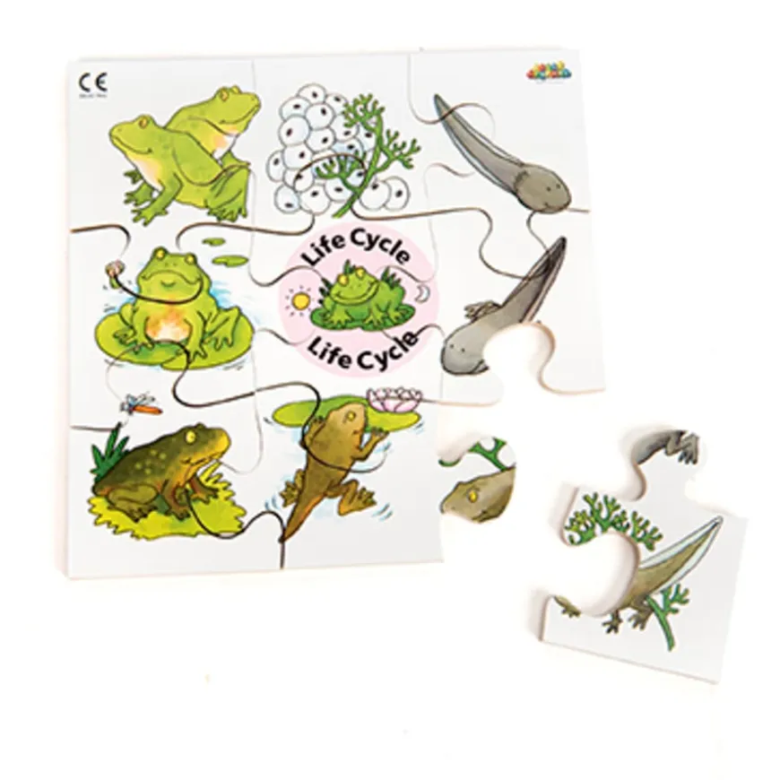 Frog, Duck, Butterfly and Tree Life Cycle Jigsaws