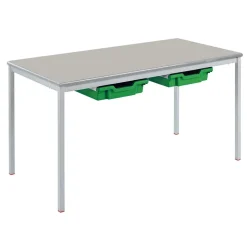 Fully Welded Rectangular Tray Table L110cm