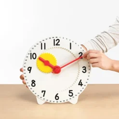 Geared Plastic Teaching Clock