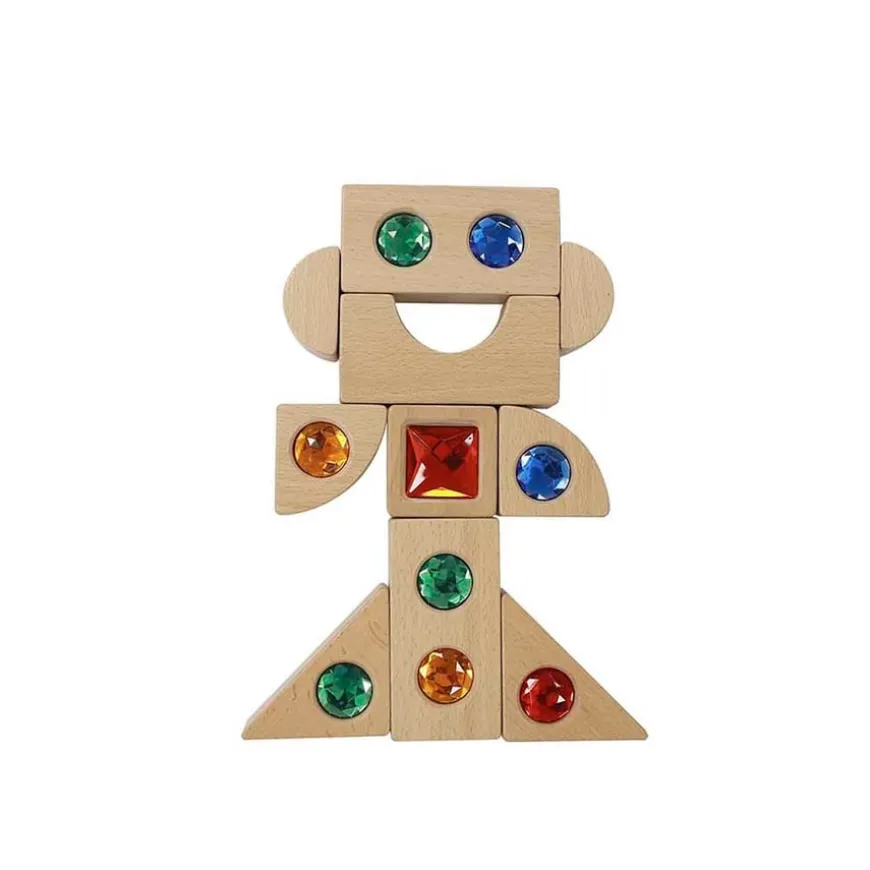 Gemstone Building Blocks 40pk