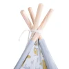Geo Wipe Clean Antimicrobial Teepee