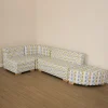 Geo Wipe Clean Modular Corner Sofa Set