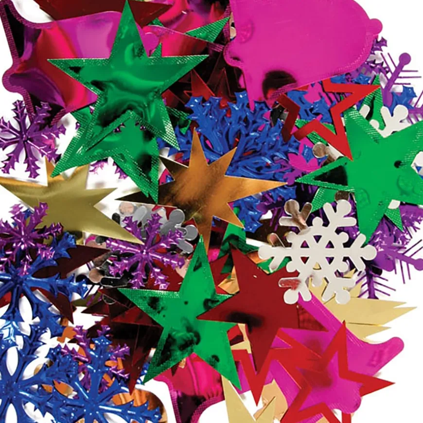 Giant Christmas Spangles 100pk