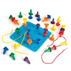 Giant Rainbow Pegs and Board