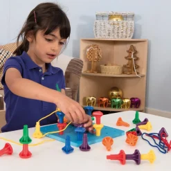 Giant Rainbow Pegs and Board