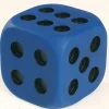 Giant Rubber Dots Dice With Indented Dots