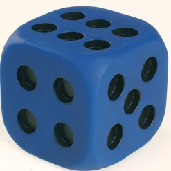 Giant Rubber Dots Dice With Indented Dots