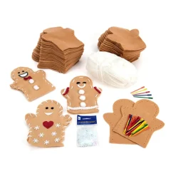 Gingerbread Men Puppets 30pk
