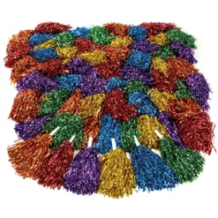 Glittery Dance Pom Poms