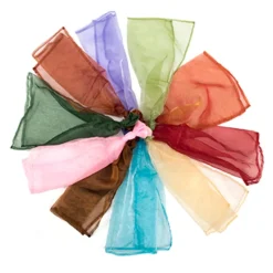 Glittery Dance Scarves 10pk