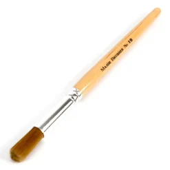Golden Nylon Short Round Brush Size 18 10pk