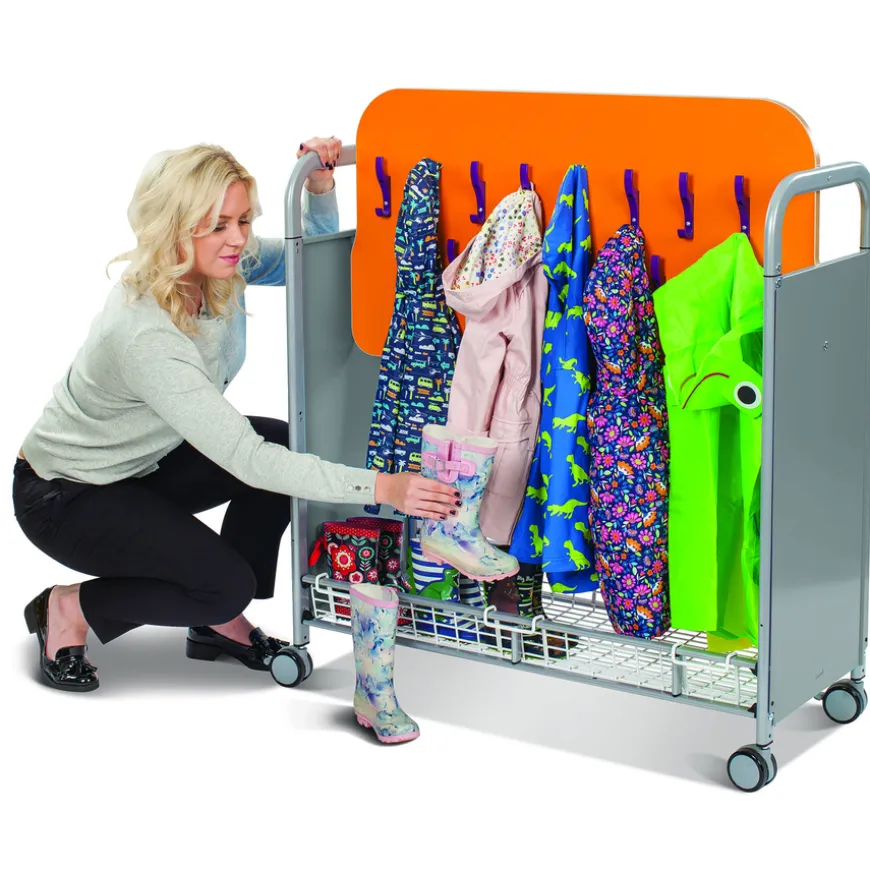 Gratnells Mobile Cloakroom Trolley