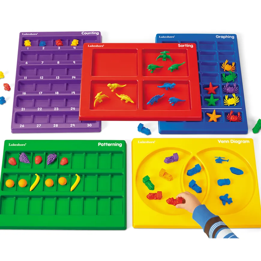Hands-On Colourful Maths Sorting Trays - Complete Set