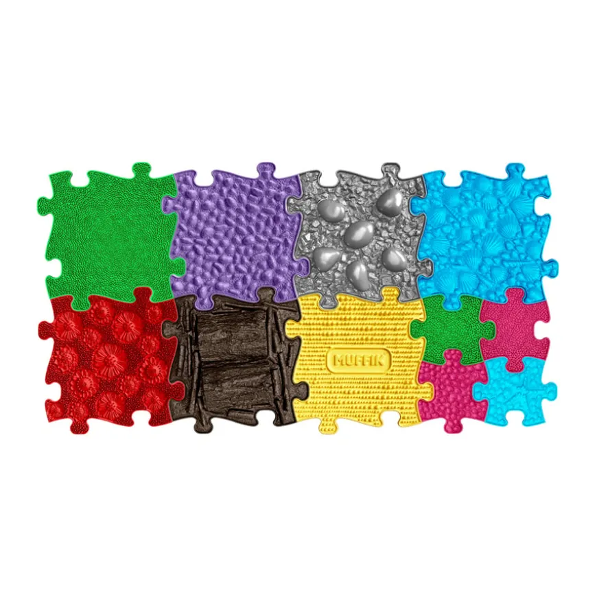 Happy Feet Big and Small Sensory Play Mats 11pk