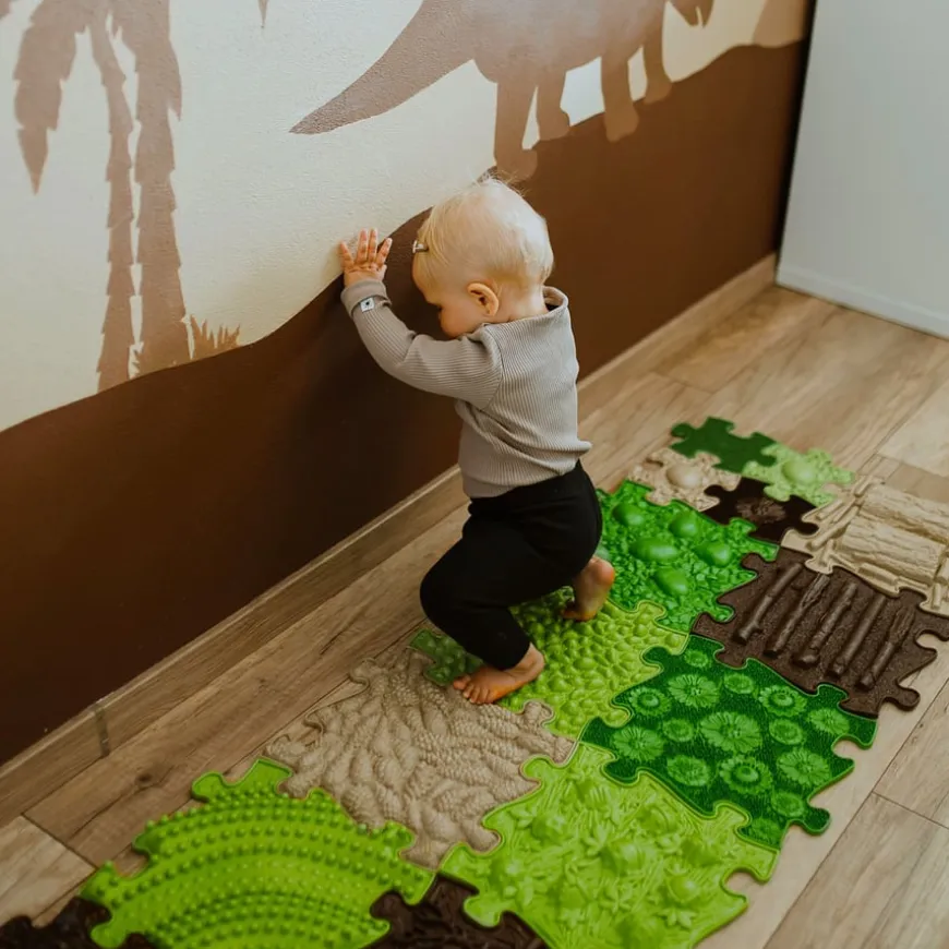 Happy Feet Forest Path Sensory Play Mats 15pk