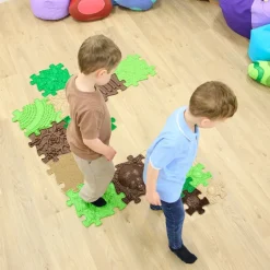Happy Feet Forest Path Sensory Play Mats 15pk