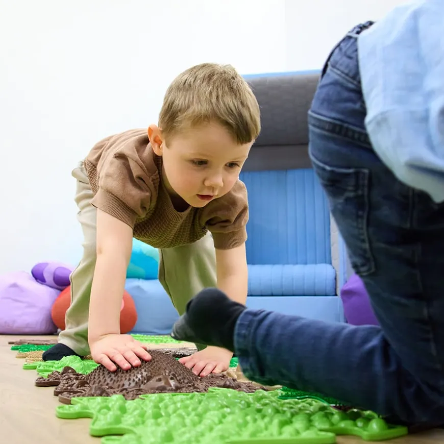 Happy Feet Forest Path Sensory Play Mats 15pk