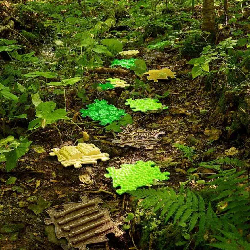 Happy Feet Forest Path Sensory Play Mats 15pk