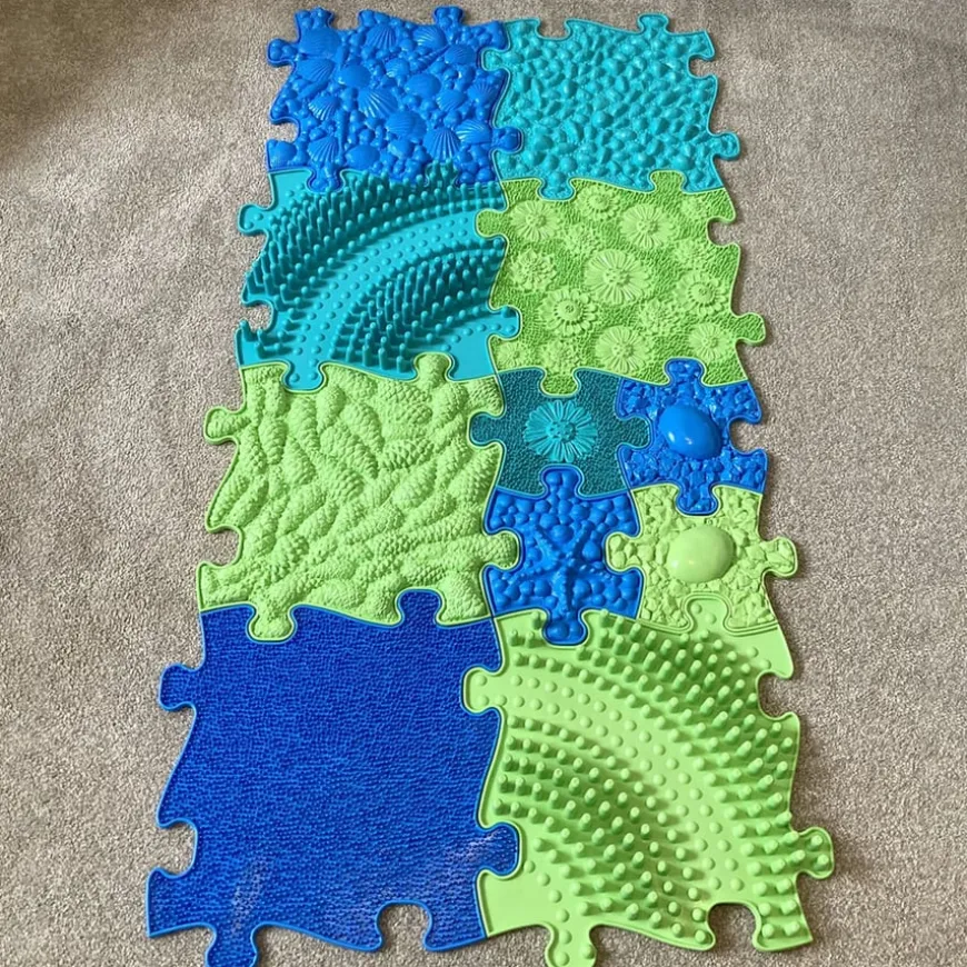 Happy Feet Ocean Sensory Play Mats 11pk