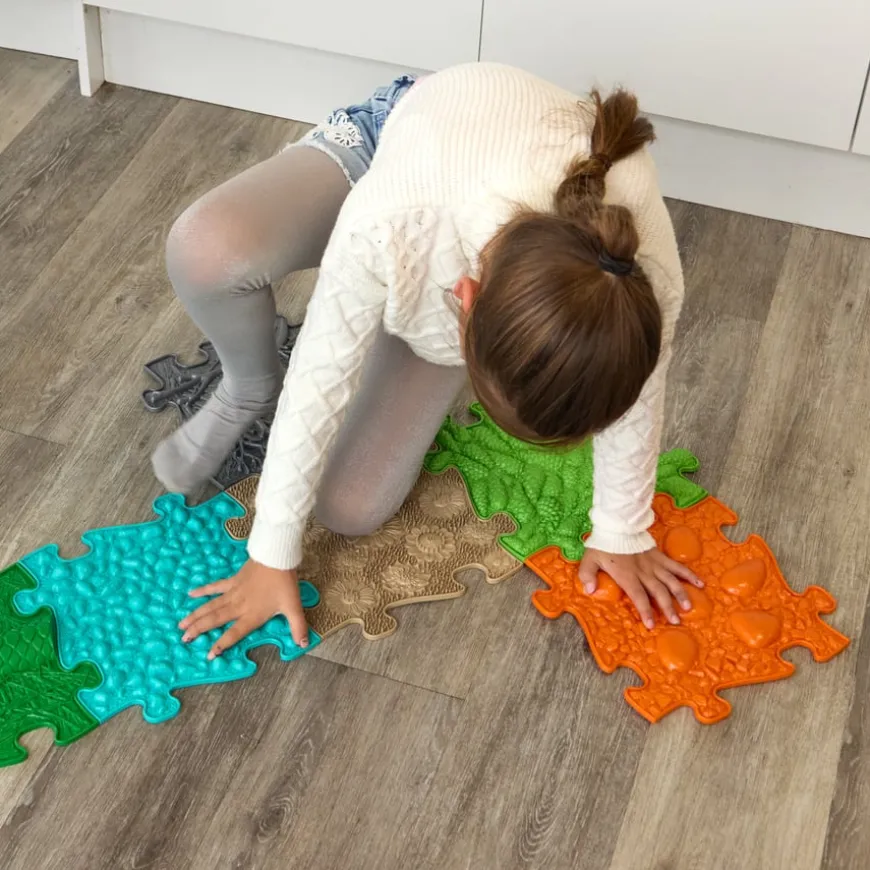 Happy Feet Sensory Play Mats 8pk