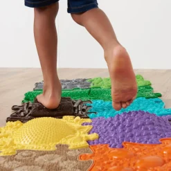 Happy Feet Sensory Play Mats 8pk