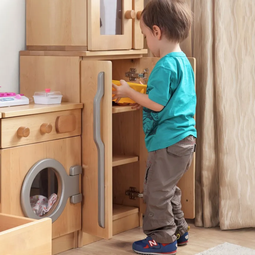 Hardwood Role Play Kitchen Units