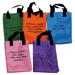 Healthy Eating Shopping Bags Game