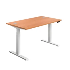 Height Adjustable Desk Beech
