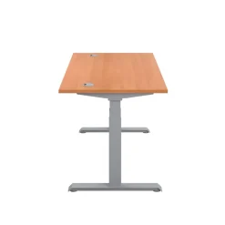 Height Adjustable Desk Beech