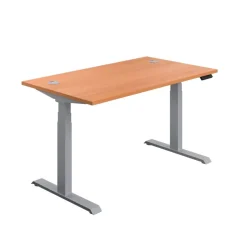 Height Adjustable Desk Beech