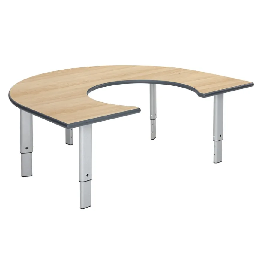 Height Adjustable Horseshoe Table