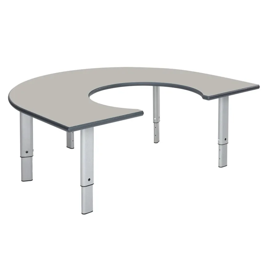 Height Adjustable Horseshoe Table