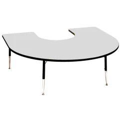 Height Adjustable Horseshoe Classroom Table