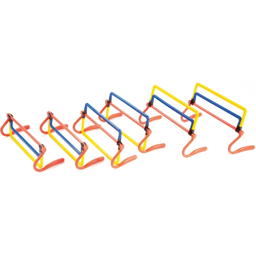 Height Adjustable Hurdles 6pk